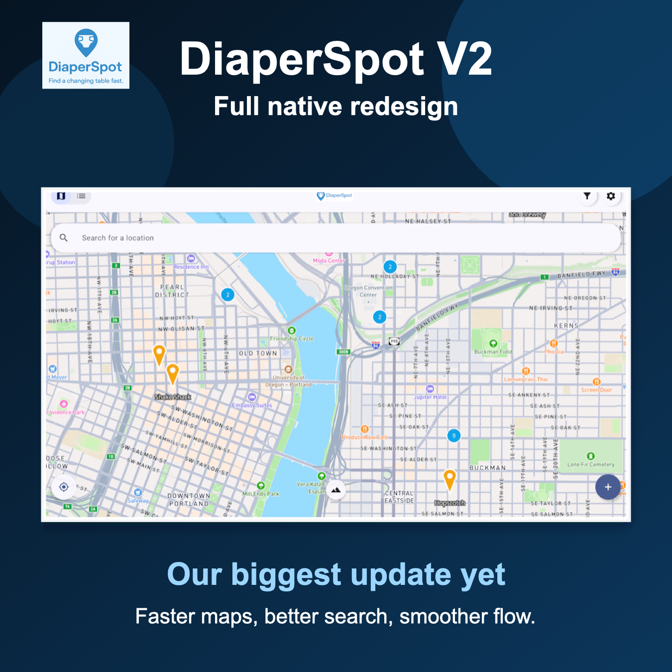 DiaperSpot V2: Our Biggest Update Yet (Full Native Redesign)